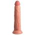 King Cock Elite 9 - imukupilla varustettu vibraattori 23cm - luonnollinen