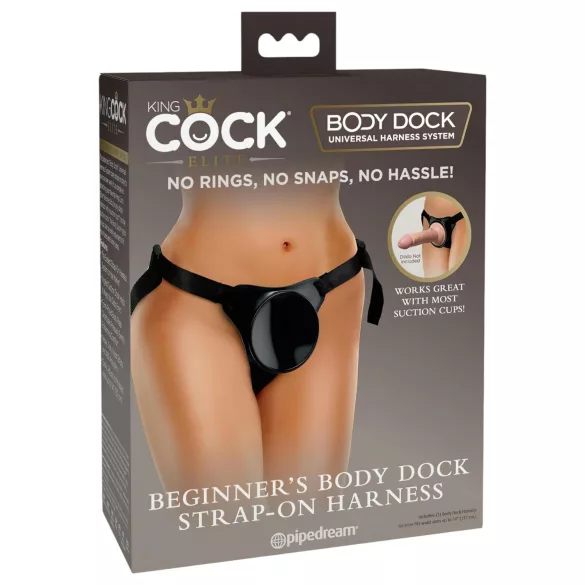King Cock Elite Beginner's - strap-on - musta