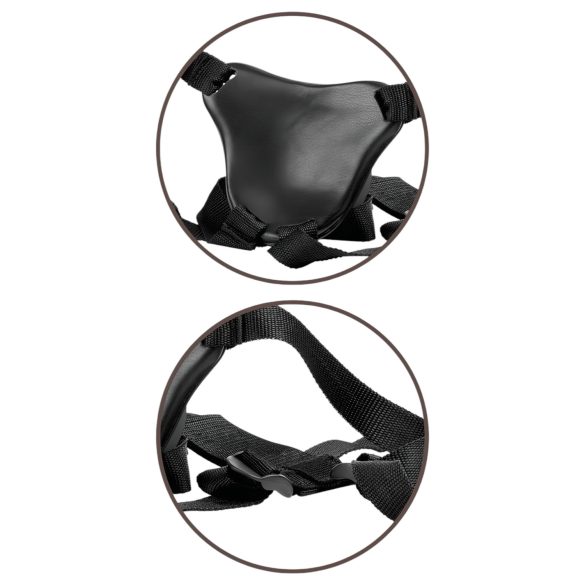 King Cock Elite - strap-on alushousut - mukava - ruskea