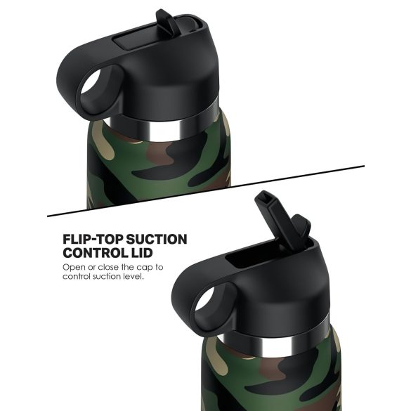 Fap Flask Happy Camper - masturbaattoripullo - vihreä/musta