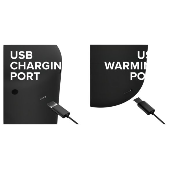 PDX Elite - miesten masturbaattori lämmitystoiminnolla - musta