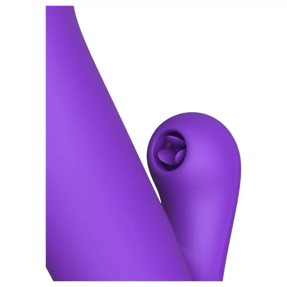Fantasy For Her - 2in1 työntyvä vibraattori ja klitoriskiihotin - violetti