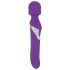 Javida Wand & Pearl - 2in1 hierontavibraattori (violetti)