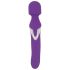 Javida Wand & Pearl - 2in1 hierontavibraattori (violetti)
