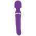 Javida Wand & Pearl - 2in1 hierontavibraattori (violetti)