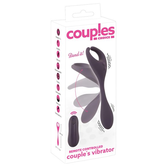 Couples Choice - Langaton, ladattava 2-moottorinen vibraattori (liila)