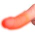 King Cock Plus 6,5 - Kiveksellinen Työntävä Vibraattori - Luonnollinen