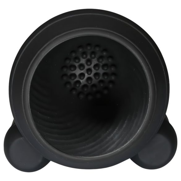 Rebel - vibraattori terssille - 2 moottoria - ladattava - musta