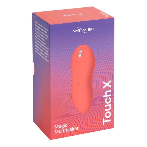 We-Vibe Touch X - ladattava, vedenkestävä klitoriskiihotin (koralli)