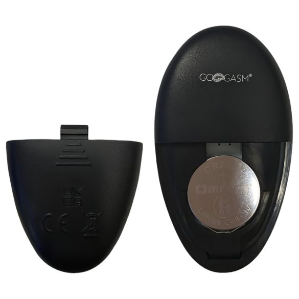 GoGasm Panty - ladattava kaukosäädettävä klitoriskiihotin - musta