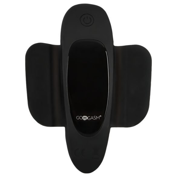 GoGasm Panty - ladattava kaukosäädettävä klitoriskiihotin - musta