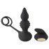 Rebel 2in1 - ladattava anaalivibraattori penisrenkaalla (musta)