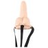 You2Toys Strap-on - Ontto kiinnitettävä vibraattori (luonnollinen)