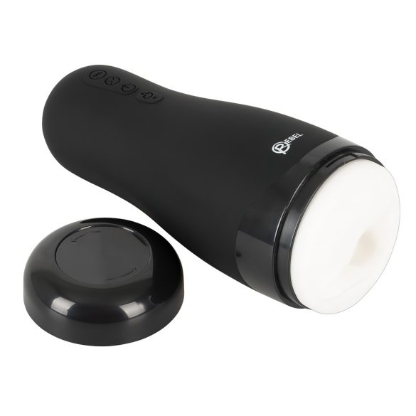 Rebel - ladattava masturbaattori - lämmitettävä tekopillu - 3 toimintoa