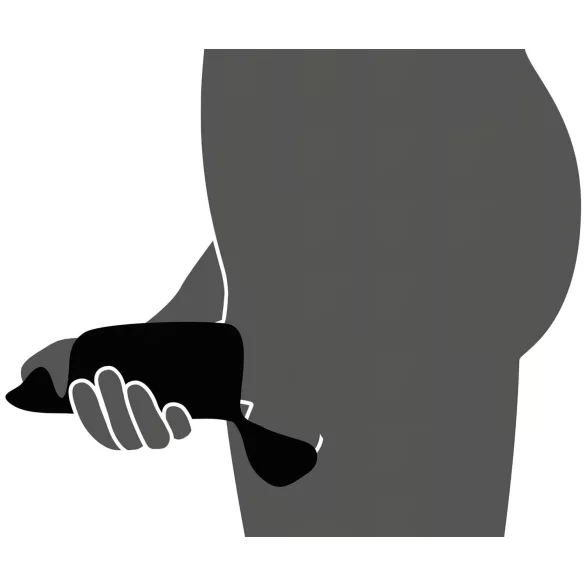 Rebel - peniksenpäävibraattori 3 moottoria - musta