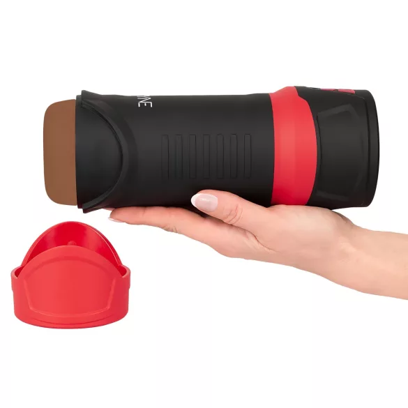 WYNE 04 - ladattava vibroiva imumasturbaattori - ruskea