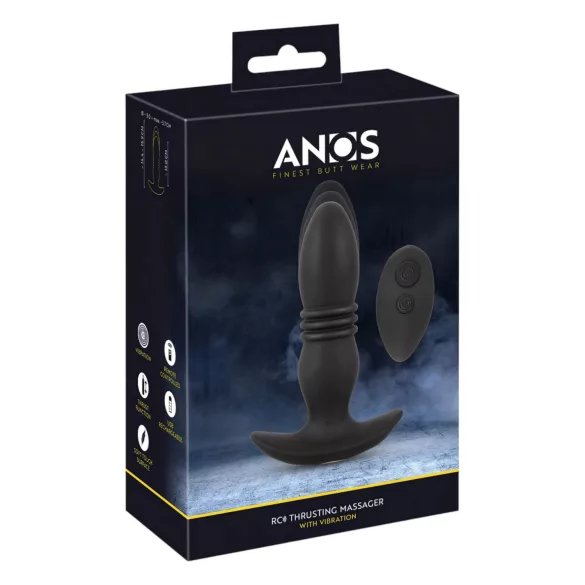 ANOS - radio-ohjattava anaalivibraattori - musta