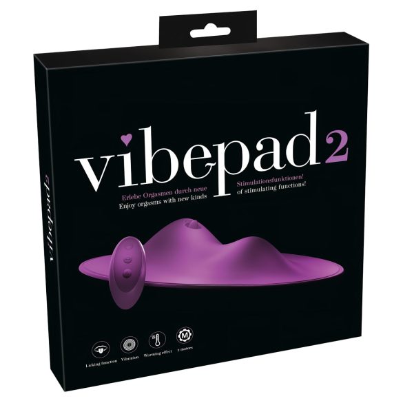 VibePad 2 - Lila nautinnon tyynyvibraattori