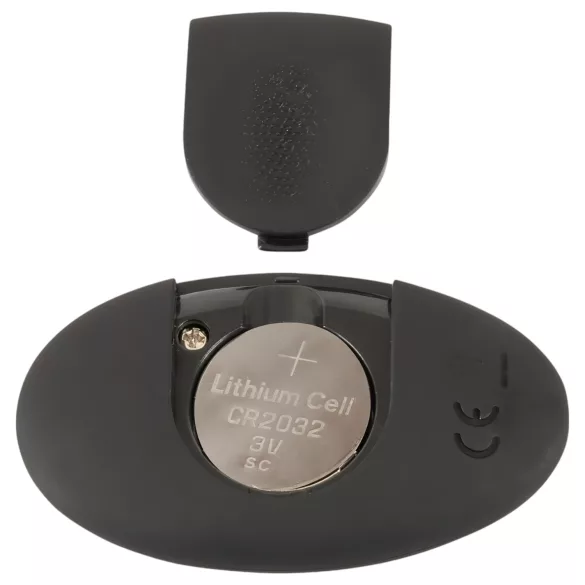 Rebel RC - ladattava kaukosäädettävä täytettävä anaalivibraattori musta