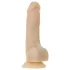 Naked Addiction Rotating 7 - pyörivä pää vibraattori (18cm) - luonnollinen