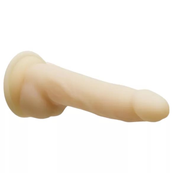 Naked Addiction Rotating 7 - pyörivä pää vibraattori (18cm) - luonnollinen