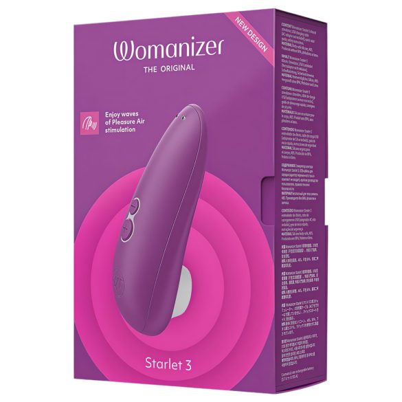 Womanizer Starlet 3 - klitoriskiihotin ilmapulssi - violetti