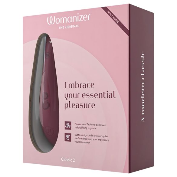Womanizer Classic 2 - klitoriskiihotin alipaineella - ladattava - punainen