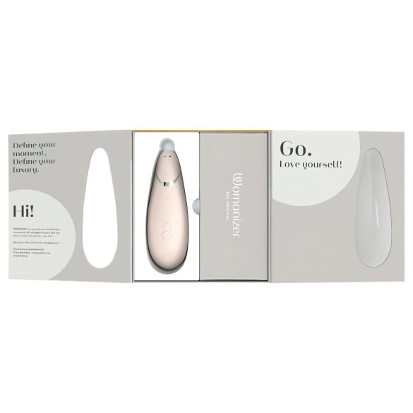 Womanizer Premium 2 - klitoriskiihotin ilmanpainetekniikalla - valkoinen