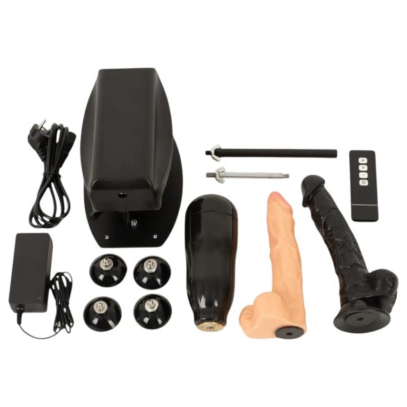 The Banger Fucking Machine - seksikone - 2 dildoja ja 1 tekopimppi