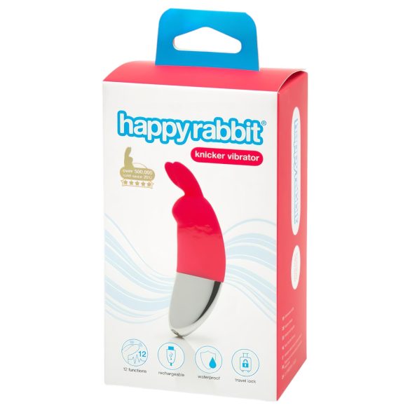 Happyrabbit Knicker - ladattava klitoriskiihotin (punainen)