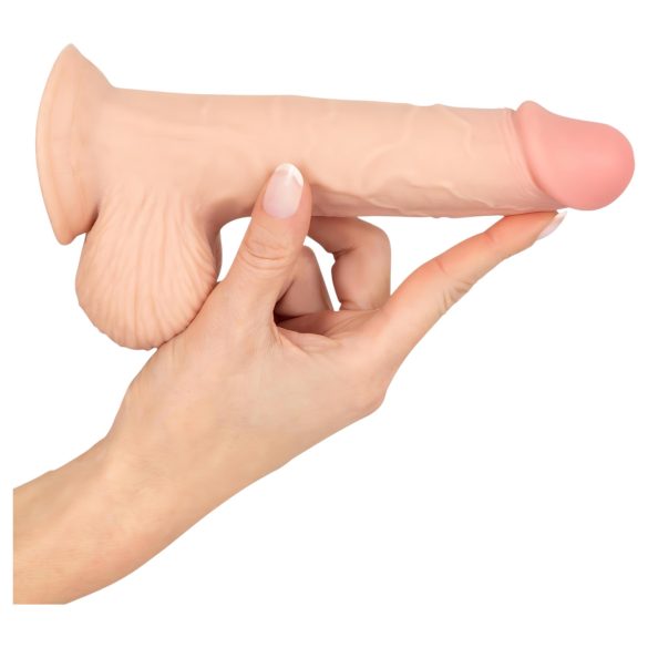 Nature Skin - dildo ihon tuntuinen - 19 cm - luonnollinen