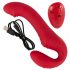You2Toys Strapless - langaton strap-on -vibraattori (punainen)