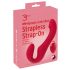 You2Toys - kauko-ohjattava strapless strapon-vibraattori - punainen