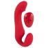 You2Toys Strapless - langaton strap-on -vibraattori (punainen)