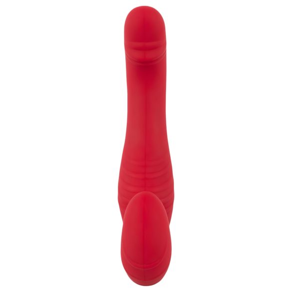 You2Toys - kauko-ohjattava strapless strapon-vibraattori - punainen