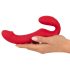 You2Toys Strapless - langaton strap-on -vibraattori (punainen)