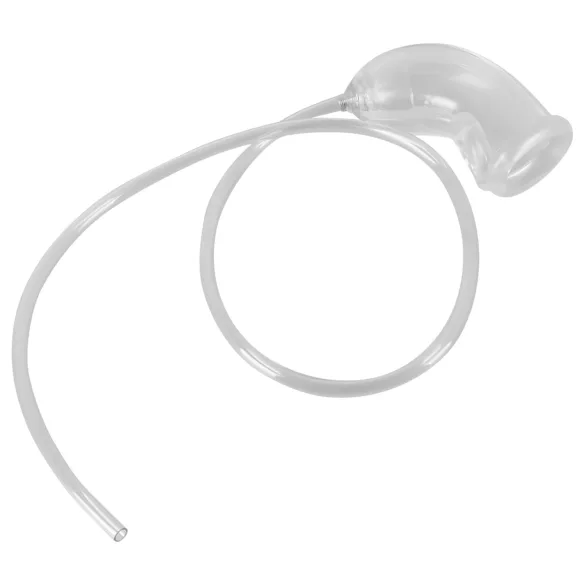 You2Toys - peniksen jatke pissaleikkeihin poistoputkella - läpinäkyvä