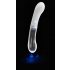 You2toys Liaison - silikonilasi LED-vibraattori (läpinäkyvä-valkoinen)