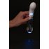 You2toys Liaison - silikonilasi LED-vibraattori (läpinäkyvä-valkoinen)