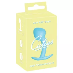 Cuties Mini - anustappi silikonista (sininen, 2,6 cm)
