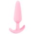 Cuties Mini Anustappi - silikoni - pinkki (2,1 cm)