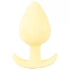   Cuties Mini anustappi - silikoninen anustappi (keltainen, 3,1 cm)