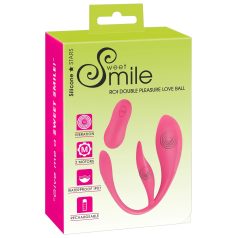 SMILE - kauko-ohjattava vibraatio-muna - ladattava - pinkki