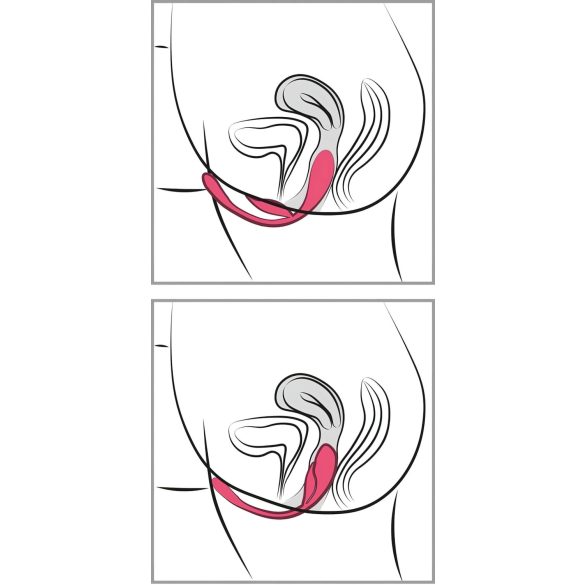 SMILE - kauko-ohjattava vibraatio-muna - ladattava - pinkki