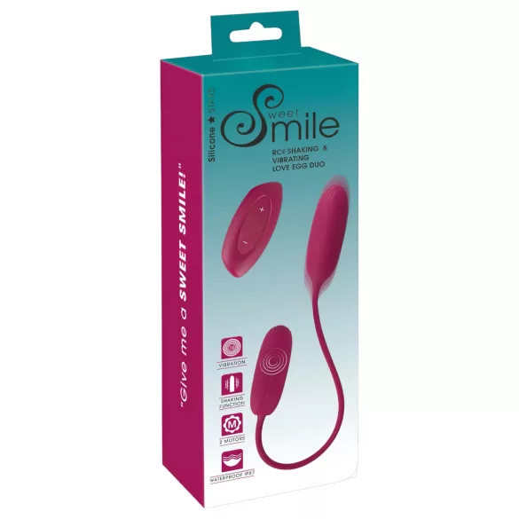 Smile Love Egg Duo - vibraatiomuna duo - anaalille ja vaginaan