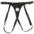SMILE - Kaksinkertainen strap-on (lila-musta)