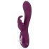 SMILE - ladattava 3-moottorinen klitorisvarrellinen vibraattori (violetti)