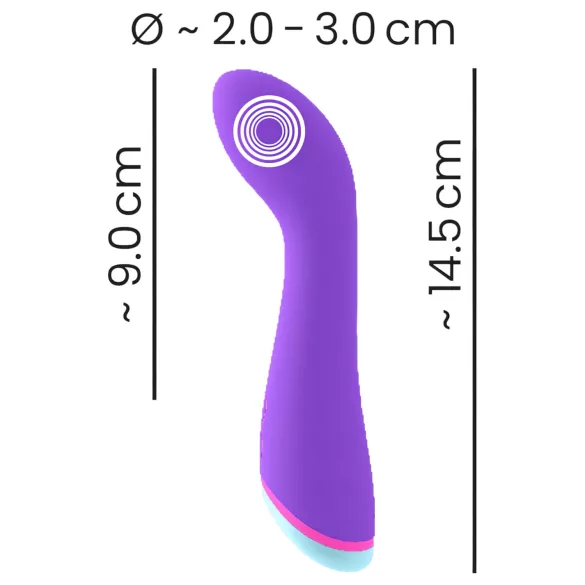 You2Toys - G-pistevibraattori - ladattava, vedenkestävä, violetti