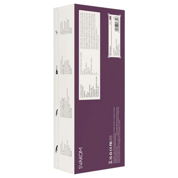 Svakom Avery - klitoriskiihotin vibraattori varrella - ladattava - lila