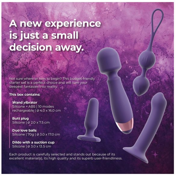 Magic Shiver Feminine - seksisetti naisille - 4 osaa